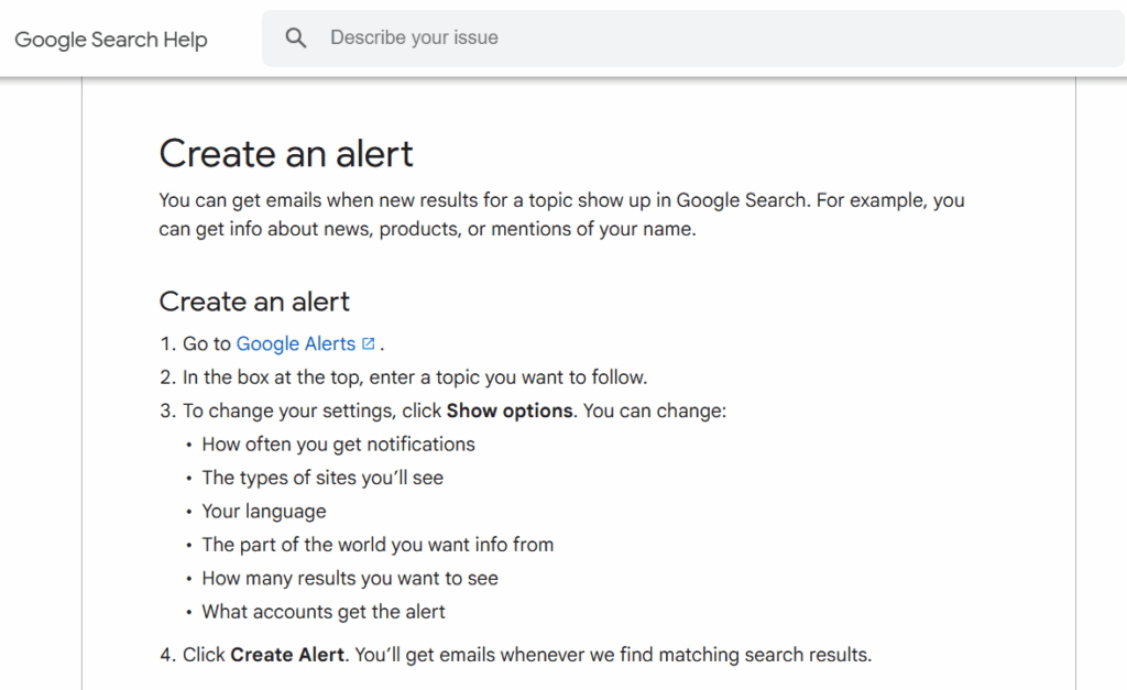 Monitor online reputation with Google Alerts to detect potential damage to personal or brand image.