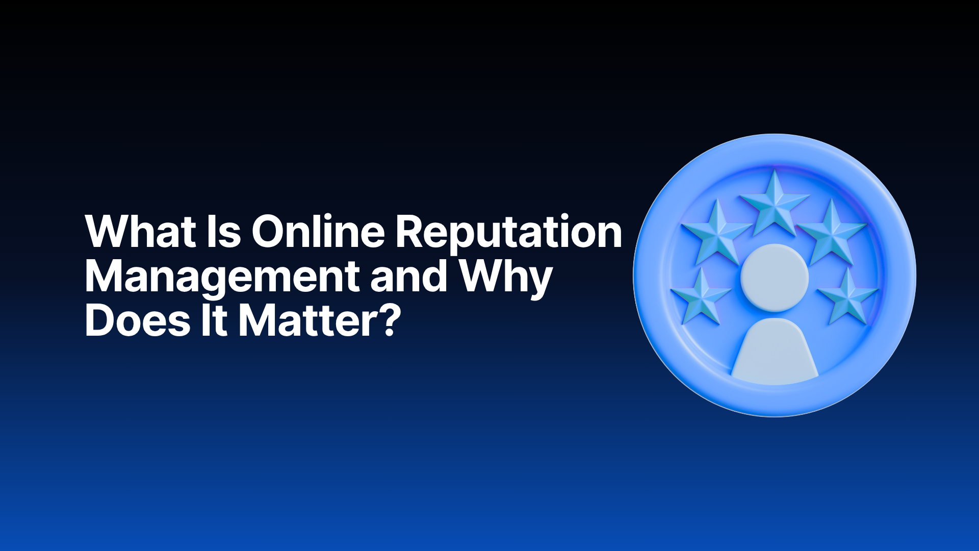 Online Reputation Management (ORM) helps protect and improve your brand's online image by managing reviews, mentions, and content across digital platforms.