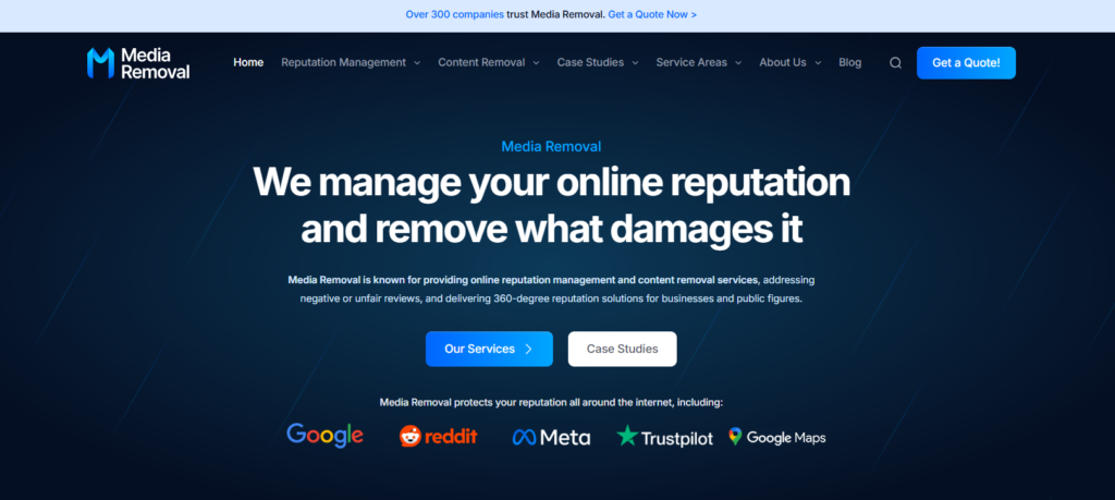 media removal