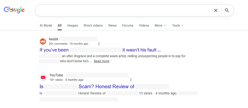 google-negative-results