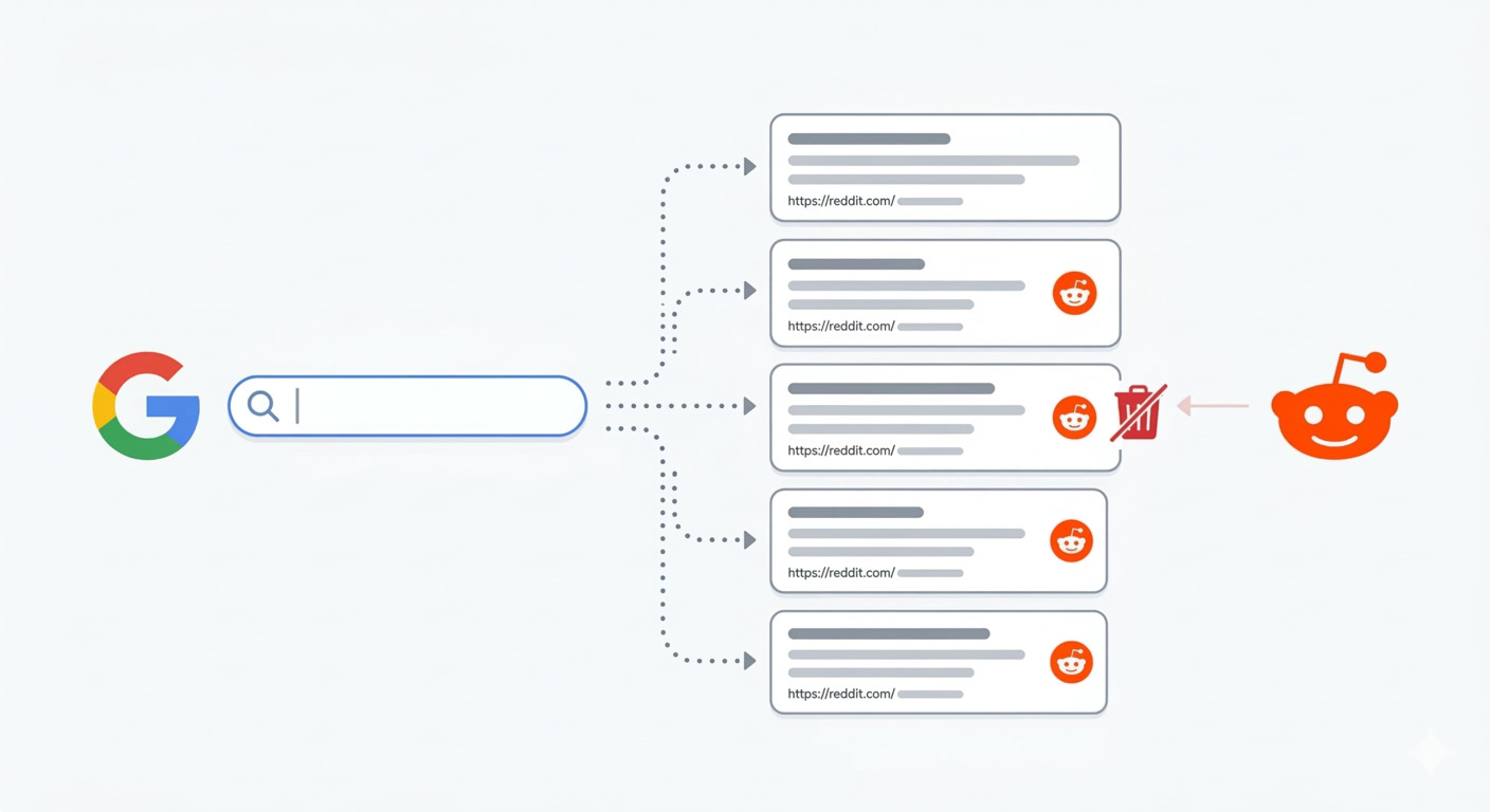 Why deleted Reddit posts still appear on Google search results