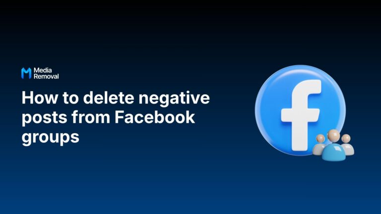 How to delete negative posts from facebook groups