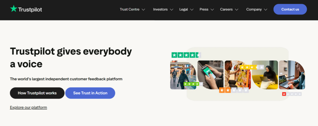 personal account trustpilot